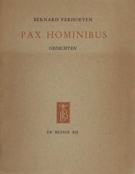 Verhoeven, Bernard. Pax hominibus.