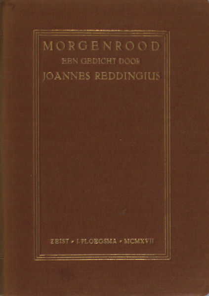 Reddingius, Joannes. Morgenrood.