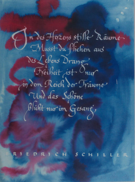 Schiller, Friedrich. In des Herzens stille Räume ...