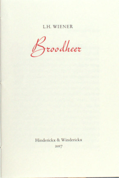 Wiener, L.H. Broodheer.