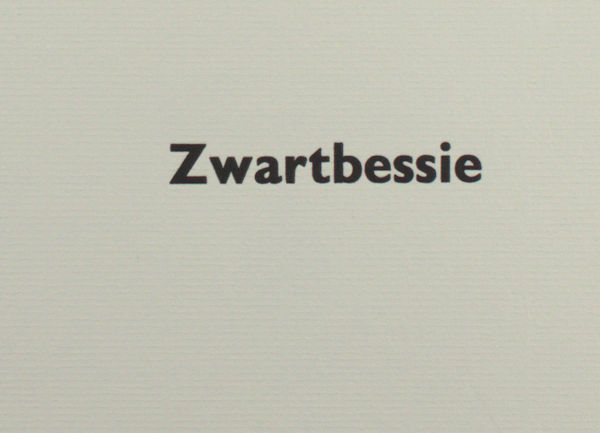 Schmidt, Annie M.G. Zwartbessie.