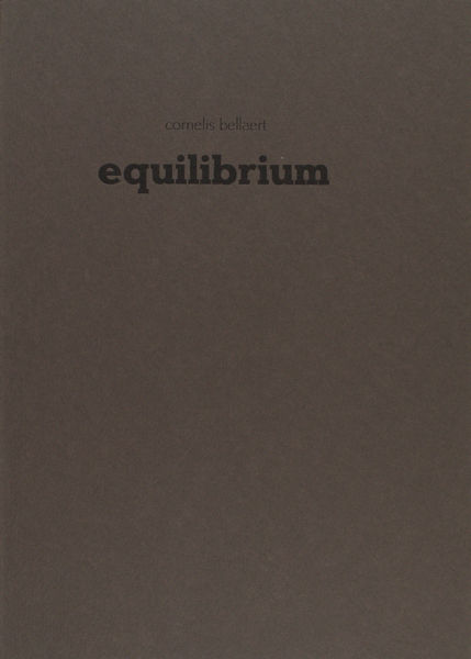 Bellaert, Cornelis. Equilibrium.