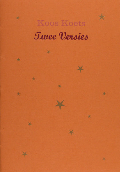 Koets, Koos (=Kees van Kooten). Twee versies