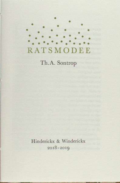 Sontrop, Th.A. Ratsmodee.