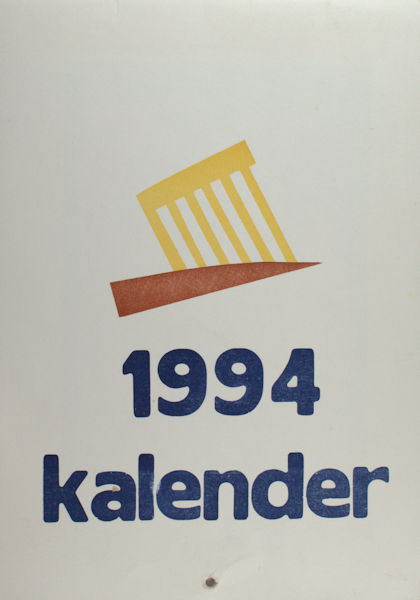 Vries, Doortje de. 1994 kalender.