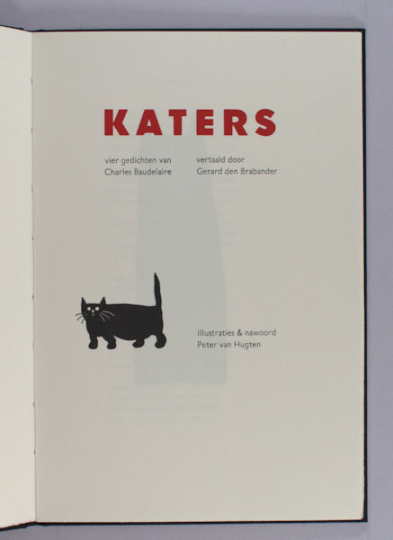 Baudelaire, Charles. Katers.
