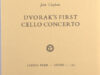 Clapham, John. Dvorak's first cello concerto.