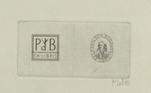 Bogaard, Pieter van den. Exlibris P. van den Bogaard.