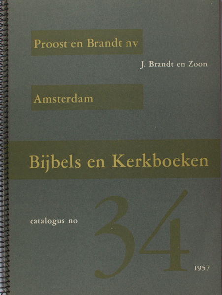 Proost en Brandt nv Bijbels en Kerkboeken.