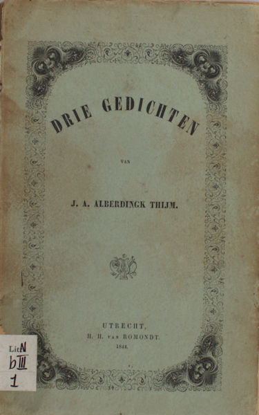 Alberdingk Thijm, J.A. Drie gedichten.