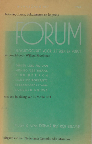 Mooijman, Willem (verzameld door). Forum.