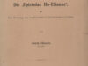 Jürgens, Georg. Die 'Epistolae Ho-Eliane'.