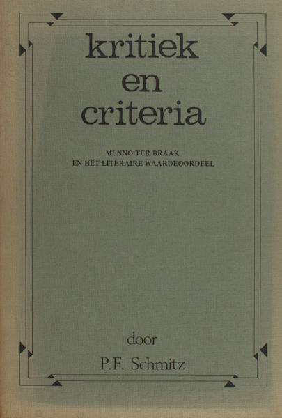 Schmitz, P.F. Kritiek en criteria.