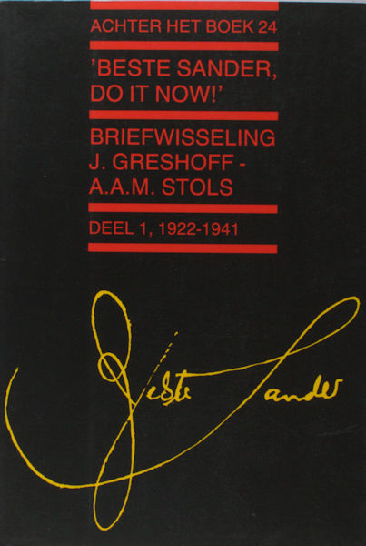 Chen, Salma & S.A.J. van Faassen (bezorg door). Briefwisseling J.Greshoff - A.A.M.Stols.