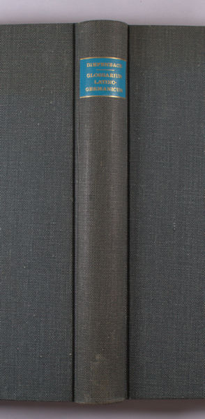 Diegenbach, Lorenz. Glossarium latino-germanicum mediae et infimae aetatis.